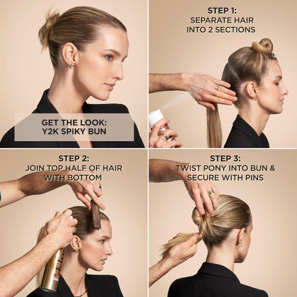 L'Oreal Paris Elnett Satin Extra Strong Hold Hairspray - Color Treated Hair 11 Ounce (1 Count) (Packaging May Vary)