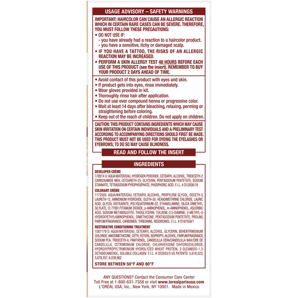 L'Oreal Paris Excellence Age Perfect Layered Tone Flattering Color 8N Medium Natural Blonde Set (Packaging May Vary)