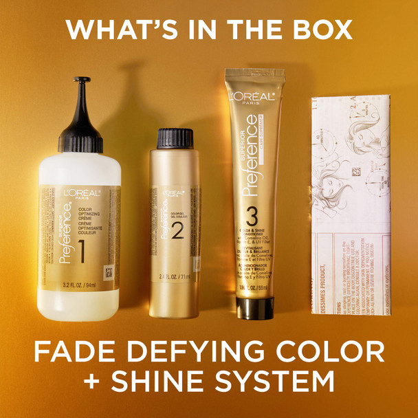 L'Oreal Paris Superior Preference Fade-Defying Color + Shine System 8Rg Rose Gold Blonde(Packaging May Vary)