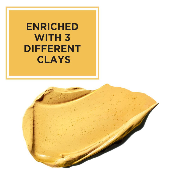 L'Oreal Paris Skincare Pure Clay Face Mask With Yuzu Lemon For Rough Skin To Clarify & Smooth Clay Mask At Home Face Mask 1.7 Oz.