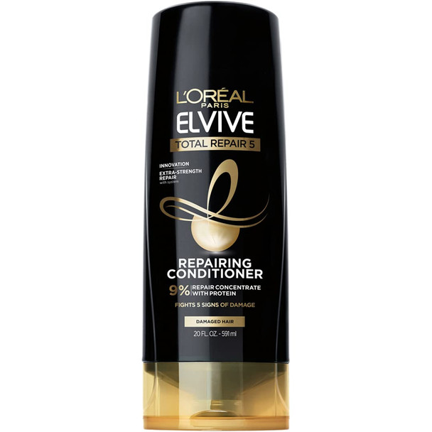 L'Oreal Paris (Conditioner 590Ml) - Elvive Total Repair 5 Repairing Conditioner 590Ml (Packaging May Vary)