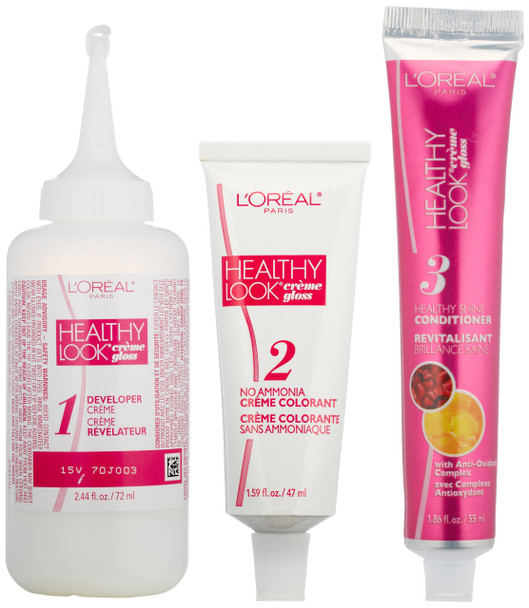 L'Oreal Healthy Look Creme Gloss Hair Color 2B Blue Black