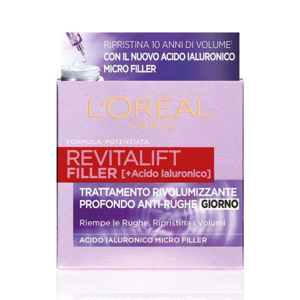 L'Oreal Paris Revitalift Filler Trattamento 50 Ml. - Facial Creams And Masks
