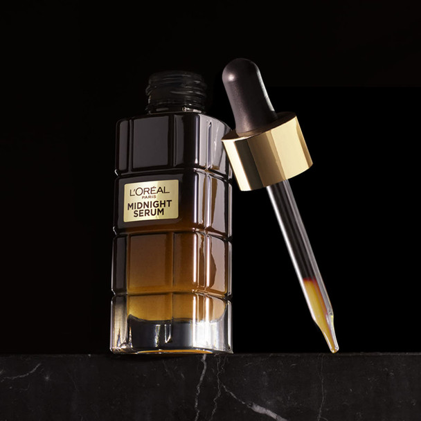 L'Oreal Paris Renaissance Cellulaire Midnight Age Perfect Face Serum For Cell Renewal And Anti-Aging Action Younger Glowing Skin Antioxidant Complex 30Ml