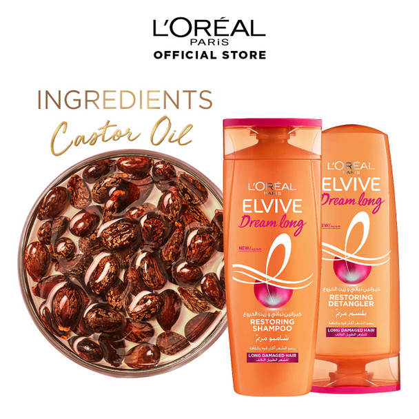 L'Oreal Paris Elvive Shampoo Strengthens And Seals Split Ends Dream Long 400Ml