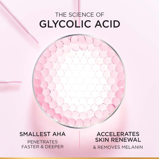 L'Oreal Paris Glycolic Bright Day Cream With Spf 17 15Ml |Skin Brightening Cream With Glycolic Acid That Visbily Minimizes Spots & Reveals Even Toned Skin