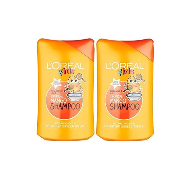L'Oreal Paris Kids Shampoo Tropical Mango 250Ml (Pack Of 2)