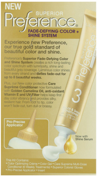 L'Oreal Paris Superior Preference Fade-Defying Color # 6A Light Ash Brown - Cooler By For Unisex - 1