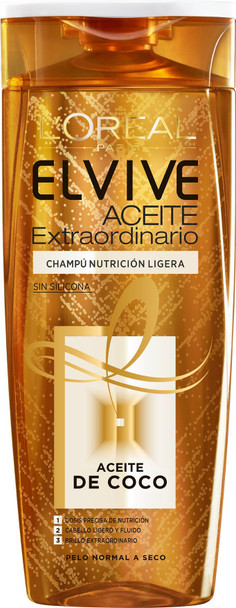L'Oreal Paris L 'Oreal Elvive Shampoo Without Siliconas Coconut Oil 370 Ml