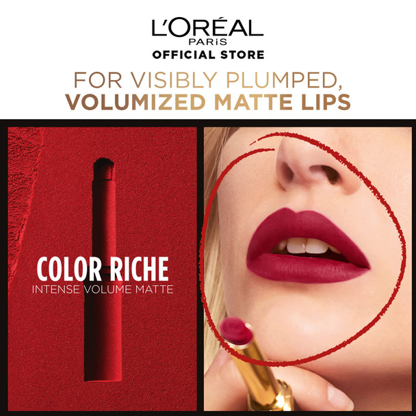 L'Oreal Paris L’OrEal Paris Color Riche Intense Matte Lipstick Infused With Hyaluronic Acid For Up To 16H Long Lasting La Terra Attitude 275