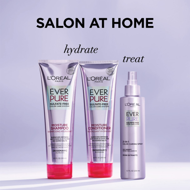 L'Oreal Paris Everpure Moisture Sulfate Free Conditioner For Color-Treated Hair Rosemary 33.8 Fl; Oz L'Oreal Paris Everpure Moisture Sulfate Free Conditioner For Color-Treated Hair Rosemary 33.8 Fl; Oz