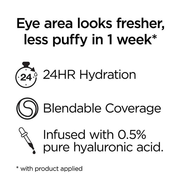 L'Oreal Paris L’OrEal True Match Eye Cream In A Concealer 0.5% Hyaluronic Acid Dark W7-8 0.4 Fl. Oz.