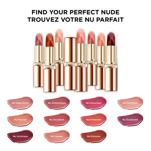L'Oreal Paris Colour Riche Nude Lipstick Nu Irreverent 0.13 Ounce