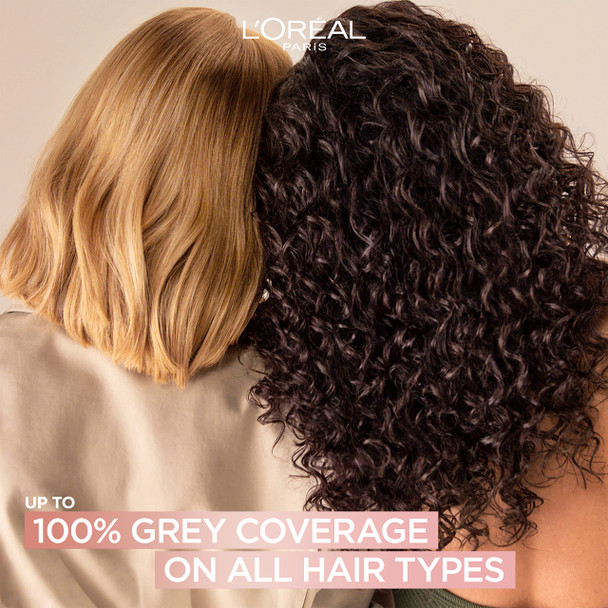 L'Oreal Paris L’OrEal Excellence Permanent Hair Dye Colouring Cream 100% Grey Coverage With Pro-Keratin + Ammonia-Free Universal Nudes 8U Light Blonde