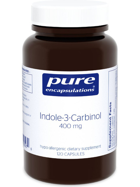 Pure Encapsulations, Indole 3 Carbinol, 400 mg, 120 vcaps