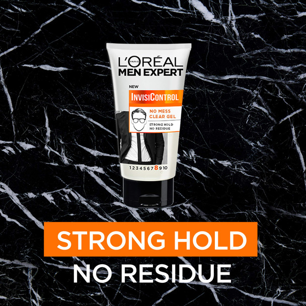 L'Oreal Paris Men Expert Hair Gel Men Expert Invisi Control Neat Look Hair Gel With Strong Hold (Pack Of 2)