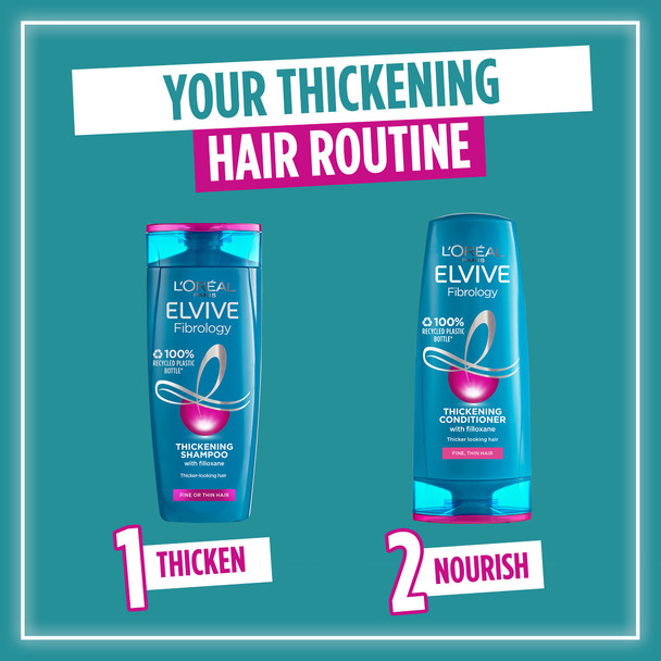 L'Oreal Paris Elvive Fibrology Thickening Conditioner For Thin Hair 400Ml Pack Of 6 L'Oreal Paris Elvive Fibrology Thickening Conditioner For Thin Hair 400Ml Pack Of 6