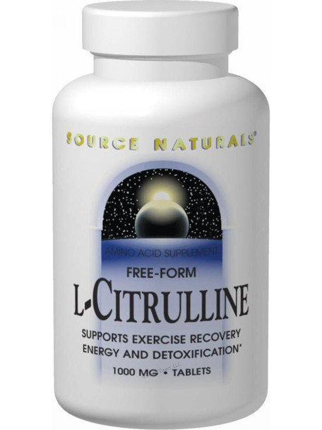 Source Naturals, L Citrulline, 1000mg, 60 ct