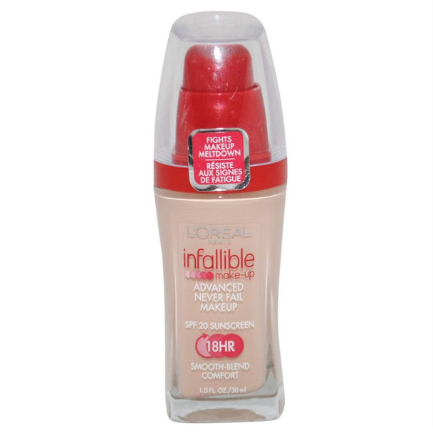 L'Oreal Paris Infallible Advanced Never Fail Makeup Classic Ivory 1.0 Ounces