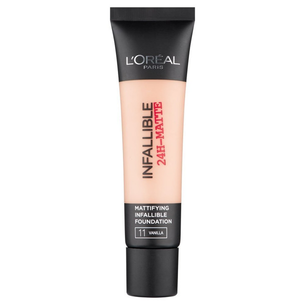 L'Oreal Paris 3 X Infallible 24H Matte Foundation 35Ml - 11 Vanilla