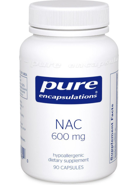 Pure Encapsulations, NAC, 600 mg, 90 vcaps