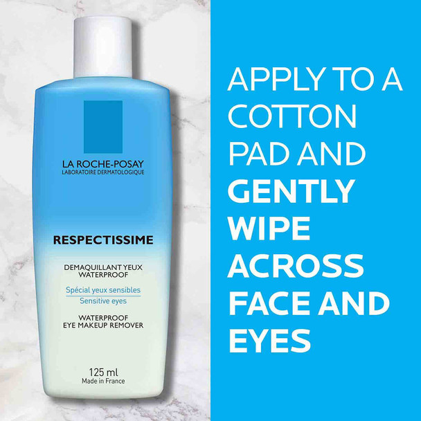 La Roche Posay Respectissime Waterproof Eye Makeup Remover 4.2 Fl Oz