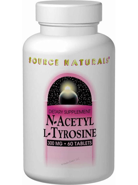 Source Naturals, N Acetyl L Tyrosine, 300mg, 120 ct