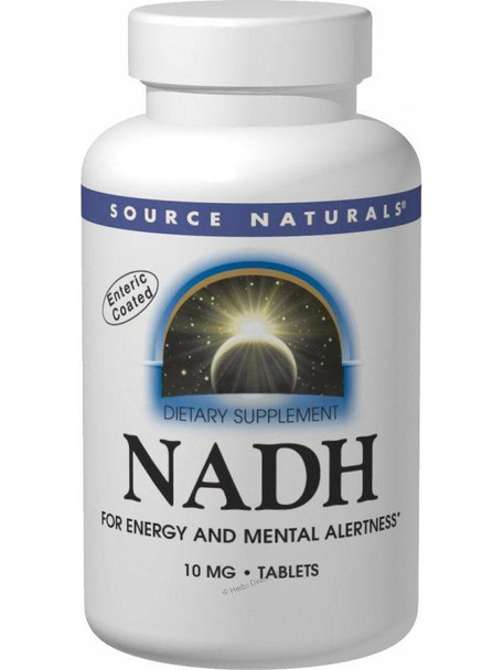 Source Naturals, NADH, 5mg Co E1 Enteric Coated Blister Pack/Box, 90 ct