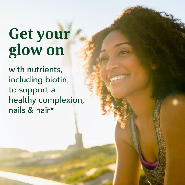 MegaFood Skin Nails & Hair 2 - Vitamins For Women & Men - Biotin Vitamin A Vitamin C Zinc Vitamin B6 Vitamin E Pantothenic Acid - Vegan - Made Without 9 Food Allergens - 90 Tabs (45 Servings)