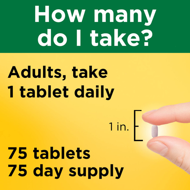 Nature Made Vitamin B12 1000 Mcg Dietary Supplement For Energy Metabolism Support 75 Time Release Tablets 75 Day Supply