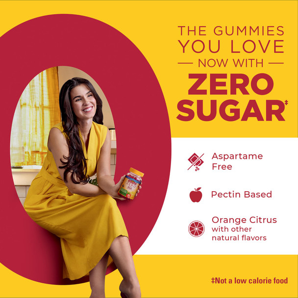 Nature Made Zero Sugar Vitamin C Gummies 250 Mg Per Serving Immune & Antioxidant Support 100 Sugar Free Gummies 50 Day Supply