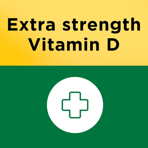 Nature Made Extra Strength Vitamin D3 5000 Iu (125 Mcg) Dietary Supplement For Bone Teeth Muscle And Immune Health Support 180 Softgels 180 Day Supply