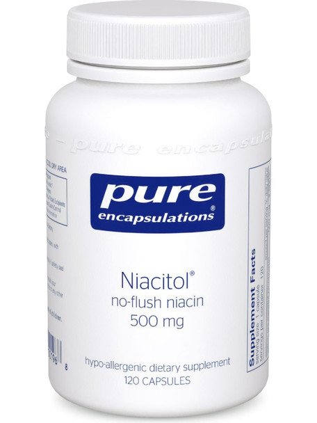 Pure Encapsulations, Niacitol, 500 mg, 120 vcaps