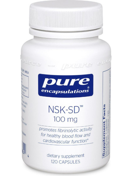 Pure Encapsulations, NSK SD, Nattokinase, 100 mg, 120 vcaps