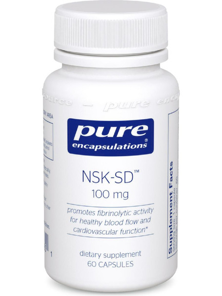 Pure Encapsulations, NSK SD, Nattokinase, 100 mg, 60 caps