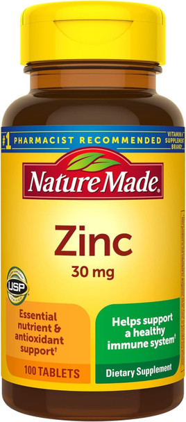 Nature Made Zinc 30 Mg (Pack Of 4)