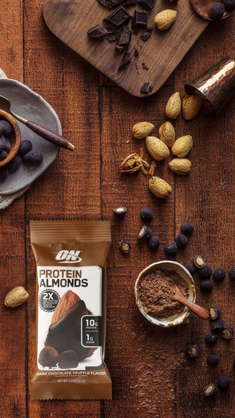 Optimum Nutrition Protein Almonds Dark Chocolate 450 G 1079856