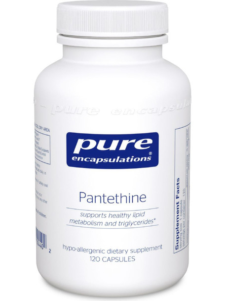 Pure Encapsulations, Pantethine, 250 Mg, 120 Vcaps