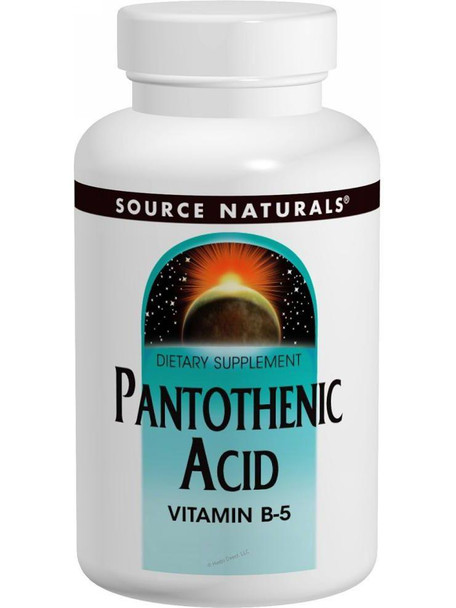 Source Naturals, Pantothenic Acid Vitamin B 5, 500mg, 200 ct