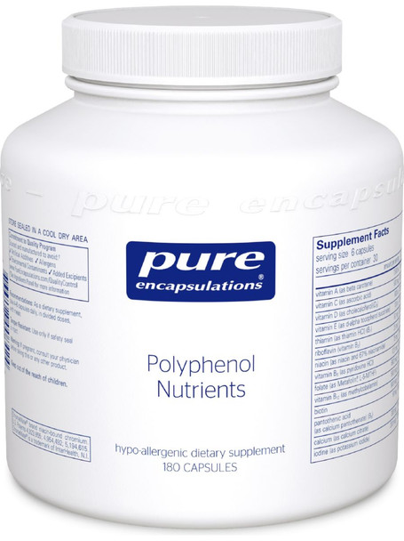 Pure Encapsulations, Polyphenol Nutrients, 180 Vcaps