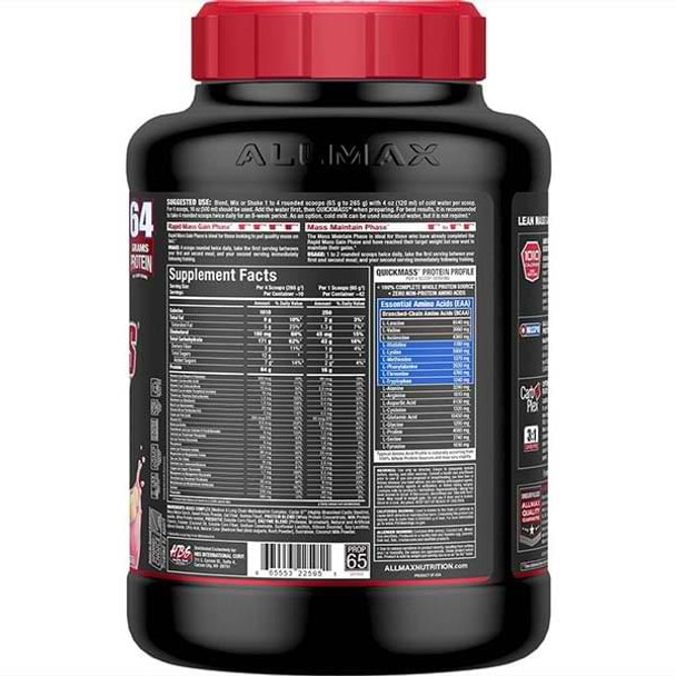 Allmax Nutrition Quickmass: Mass Gainer 3.5 Lbs Vanilla