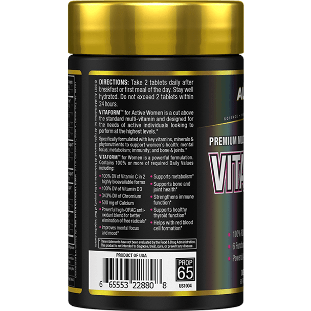 Allmax Nutrition Vitaform Multivitamin For Women 60 Tablets Allmax Nutrition Vitaform Multivitamin For Women 60 Tablets