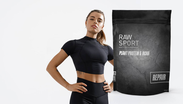 Raw Sport Plant protein & BCAA Vanilla 924g