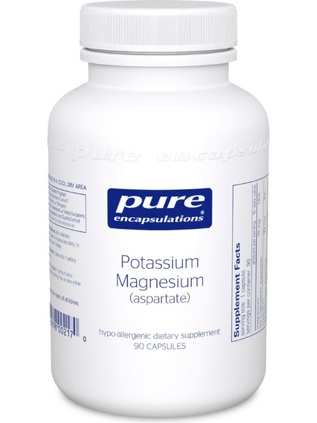 Pure Encapsulations, Potassium Magnesium, aspartate, 90 vcaps