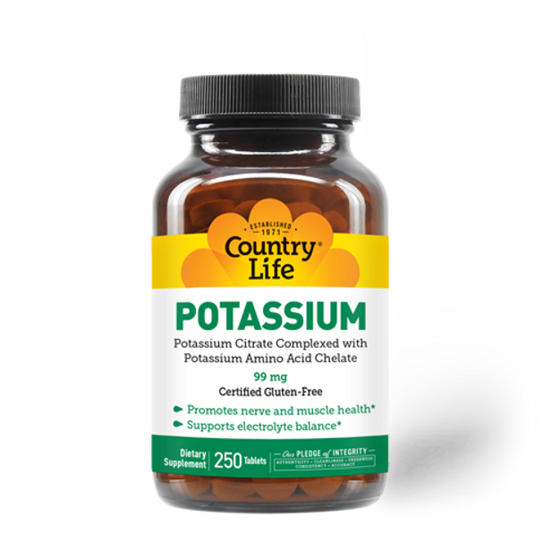 Country Life Potassium 99 mg Country Life Potassium 99 mg