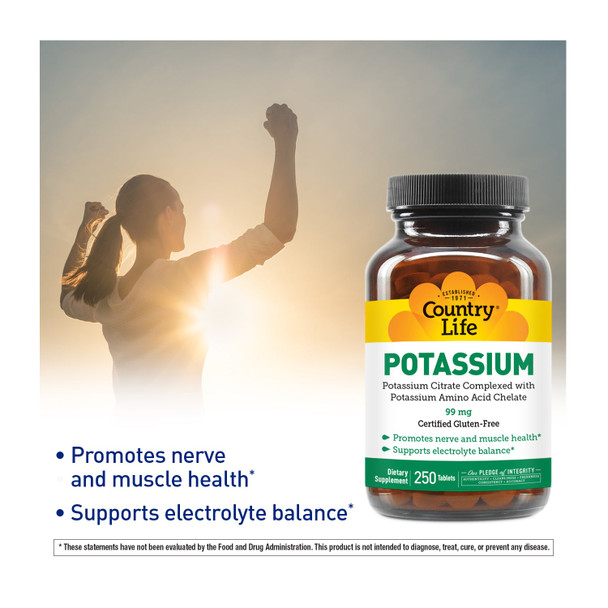 Country Life Potassium 99 mg Country Life Potassium 99 mg