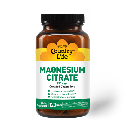 Country Life Magnesium Citrate 250mg