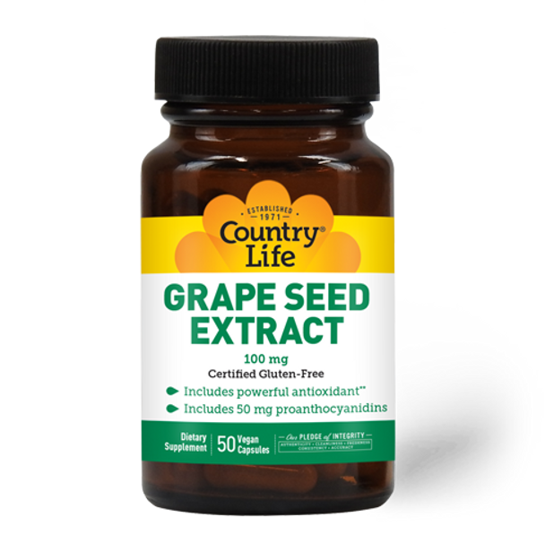 Country Life Grape Seed Extract 100 mg