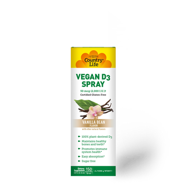 Country Life Vegan Vitamin D3 Spray