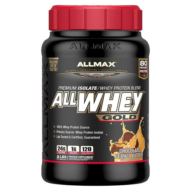 Allmax Nutrition AllWhey Gold 2 Lbs Allmax Nutrition AllWhey Gold 2 Lbs